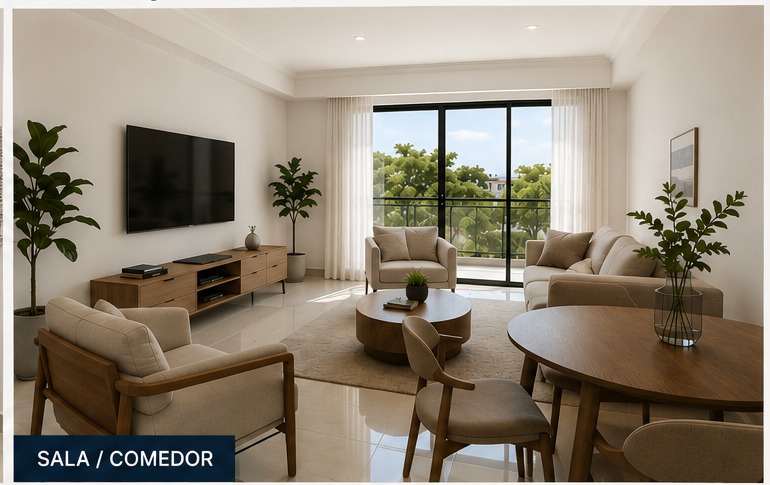 Render sala comedor